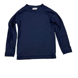 Hanna Andersson Navy Blue Sunblock Swim Rash Guard